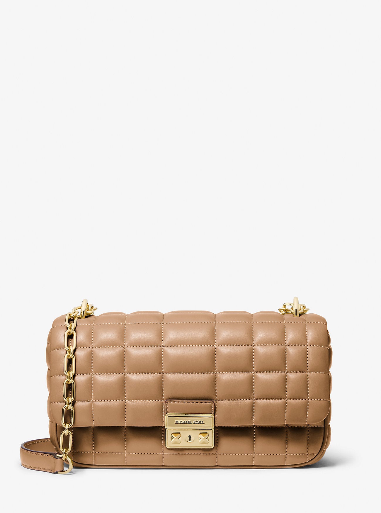 Tribeca Large Quilted Leather Shoulder Bag