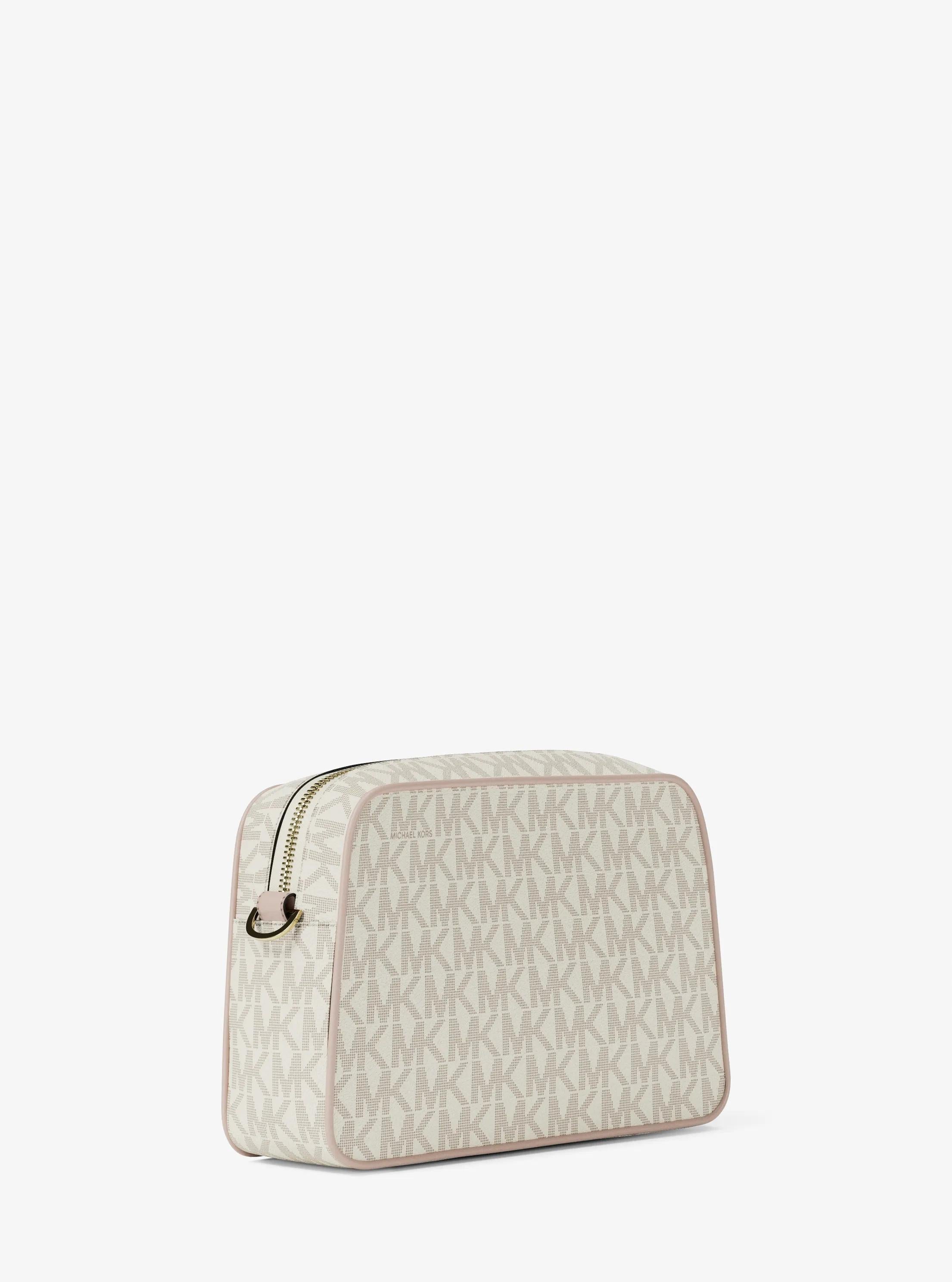 Jet Set Small Signature Logo Camera Crossbody Bag