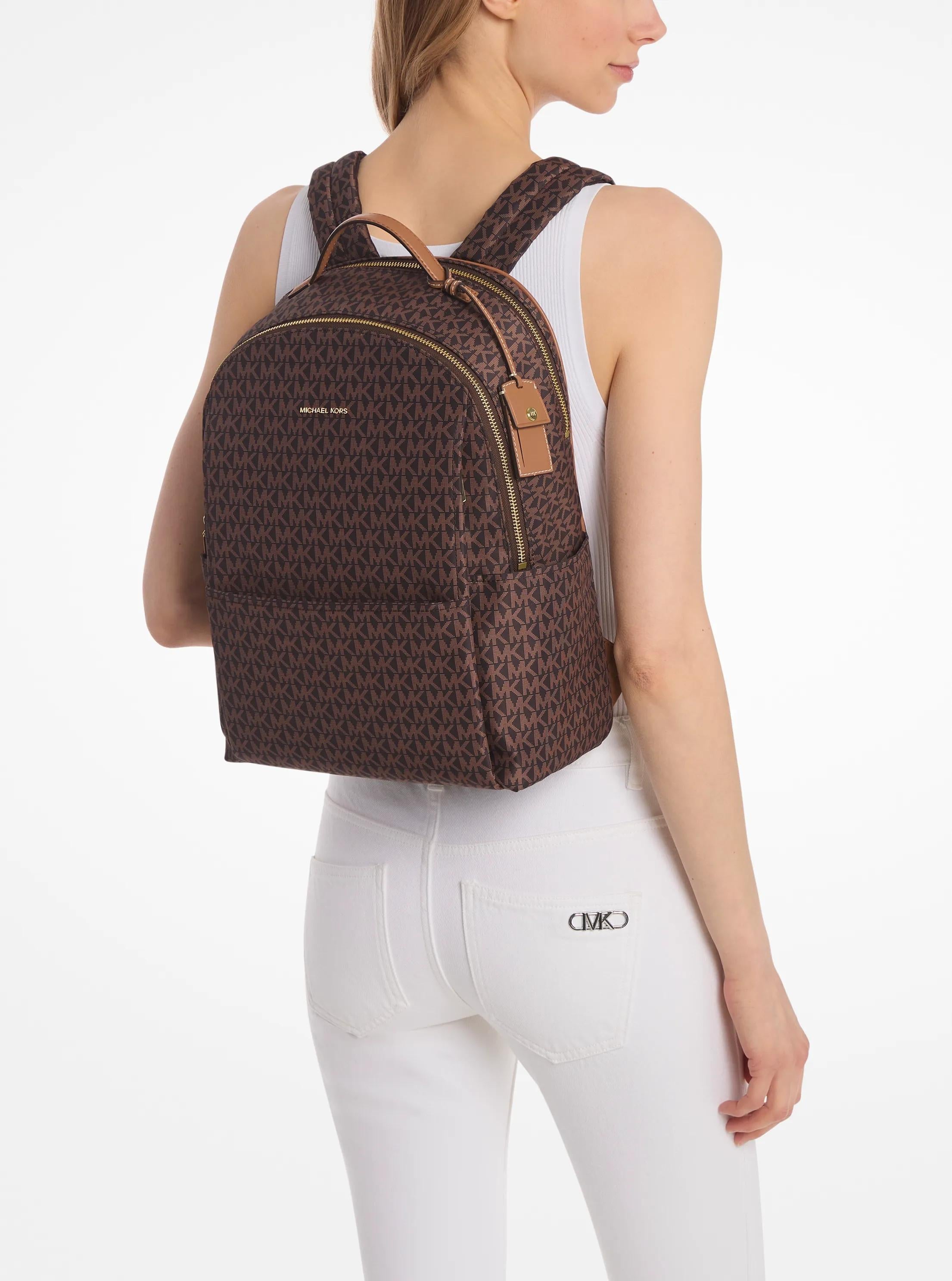 Sable Large Printed Signature Logo Backpack