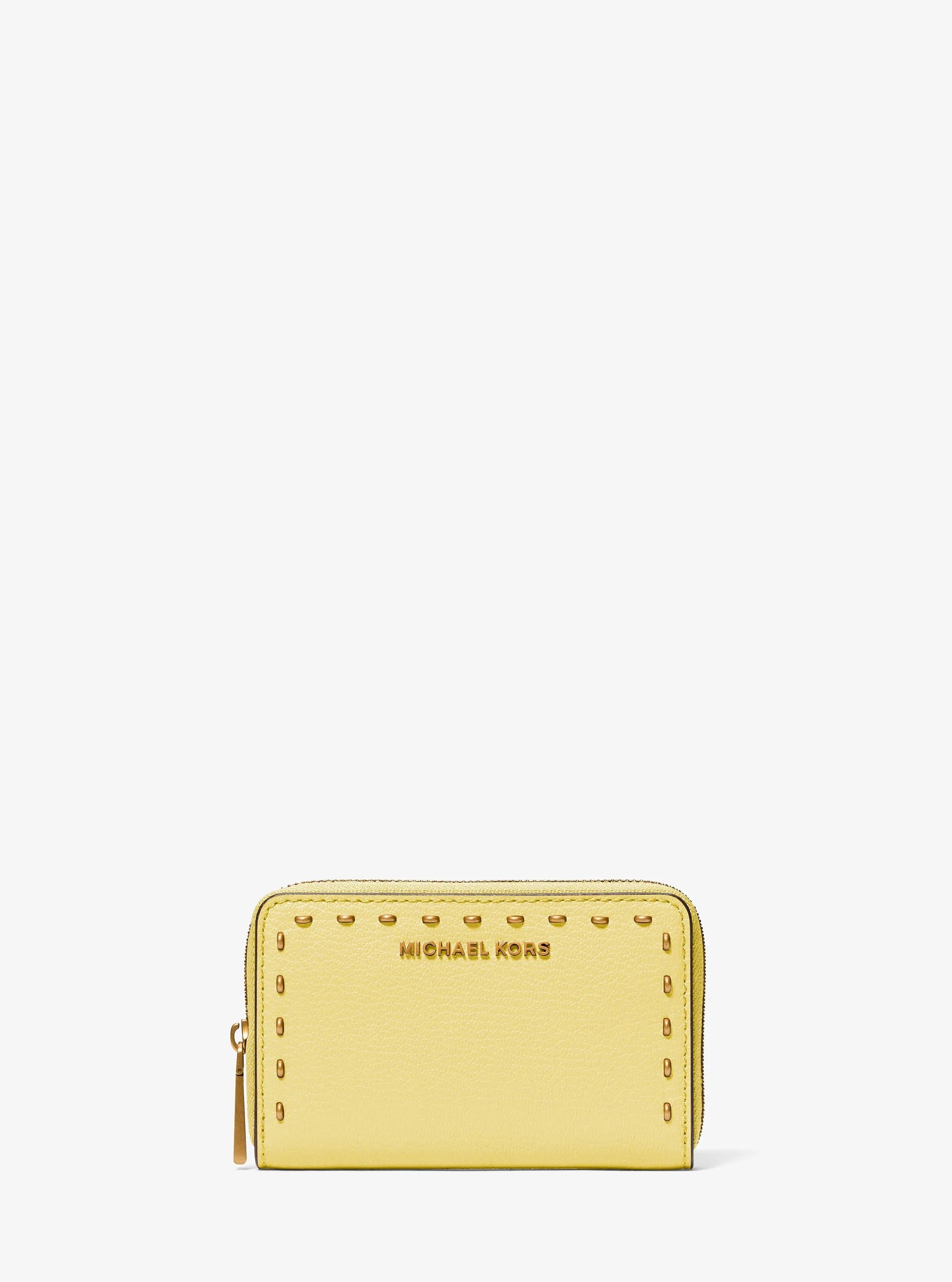 Small Studded Leather Wallet