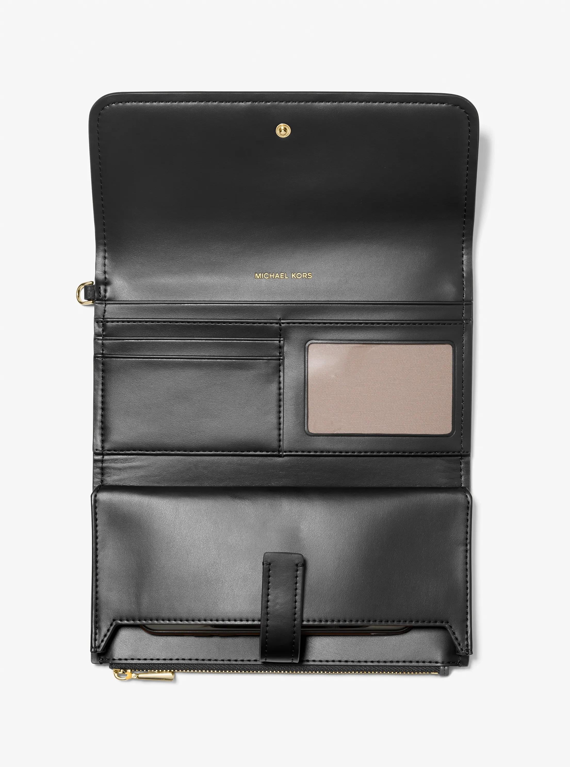 Jet Set Medium Pebbled Leather Smartphone Wristlet