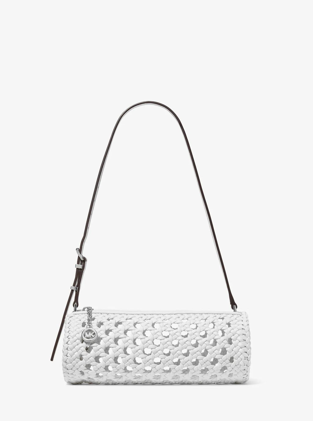 Izzy Small Crocheted Barrel Pochette