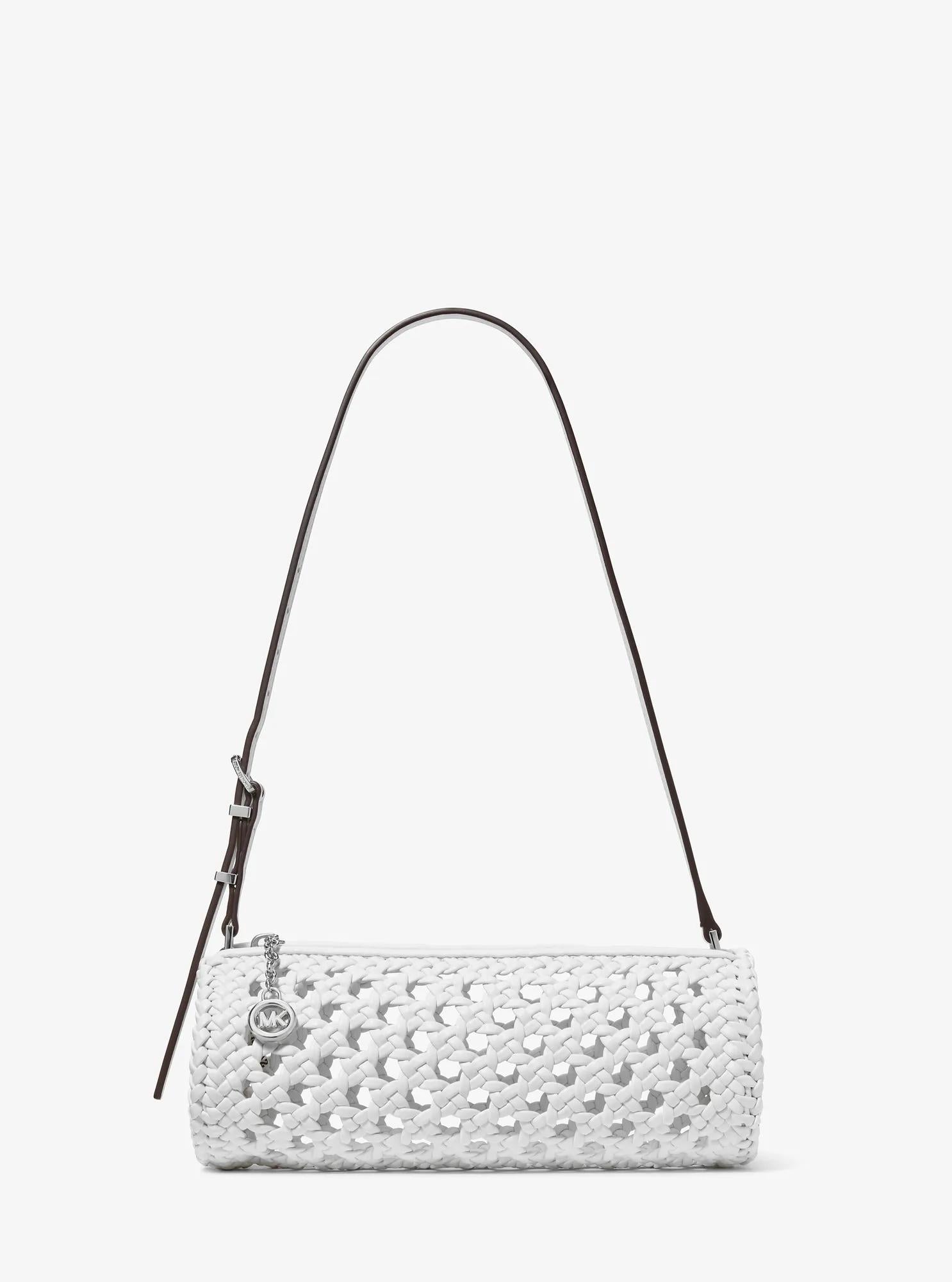 Izzy Small Crocheted Barrel Pochette