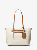Jet Set Travel Medium Signature Logo Tote Bag