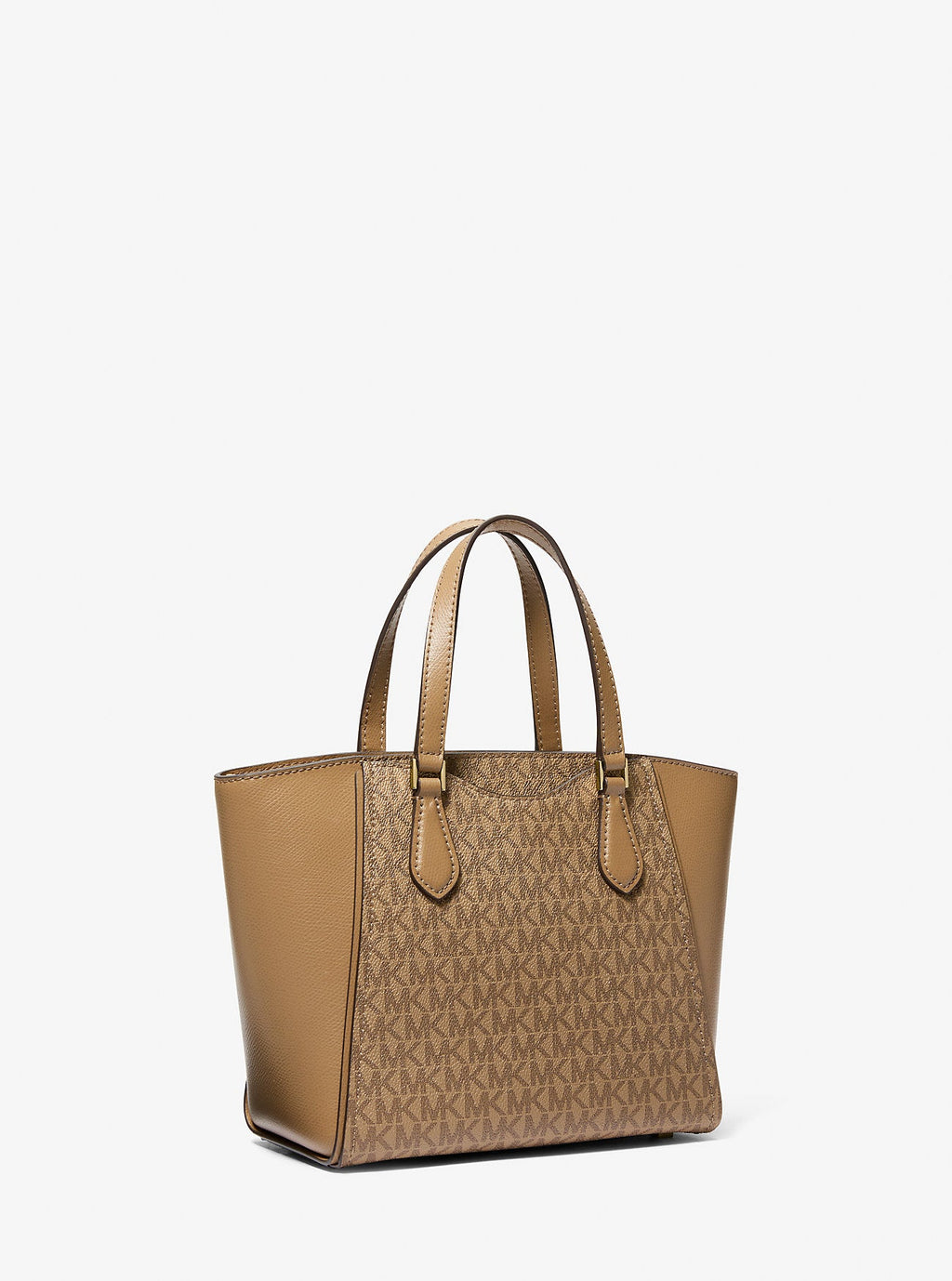 Taryn Small Signature Logo and Leather Convertible Crossbody Bag