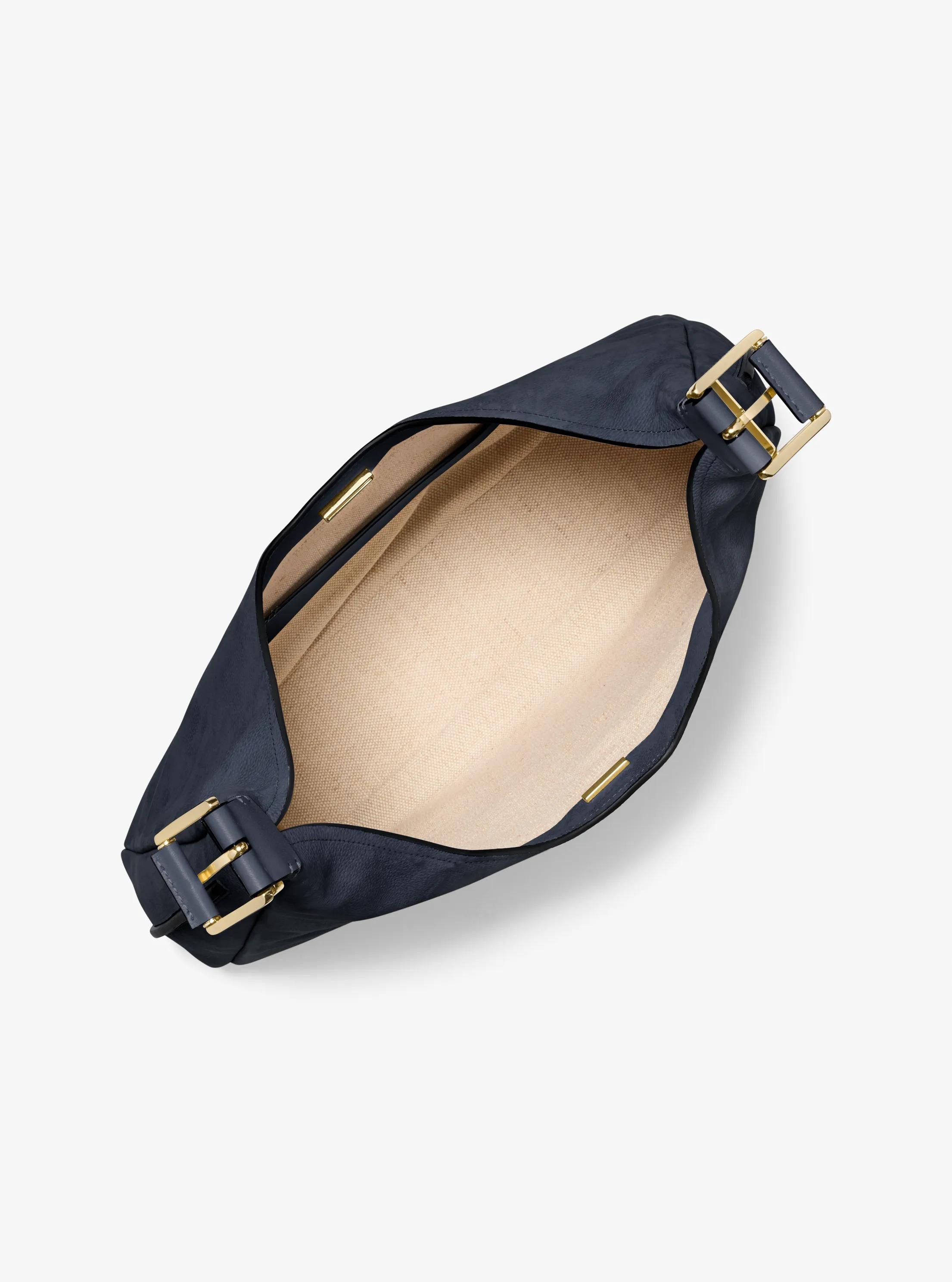 Nolita Large Nubuck Hobo Shoulder Bag