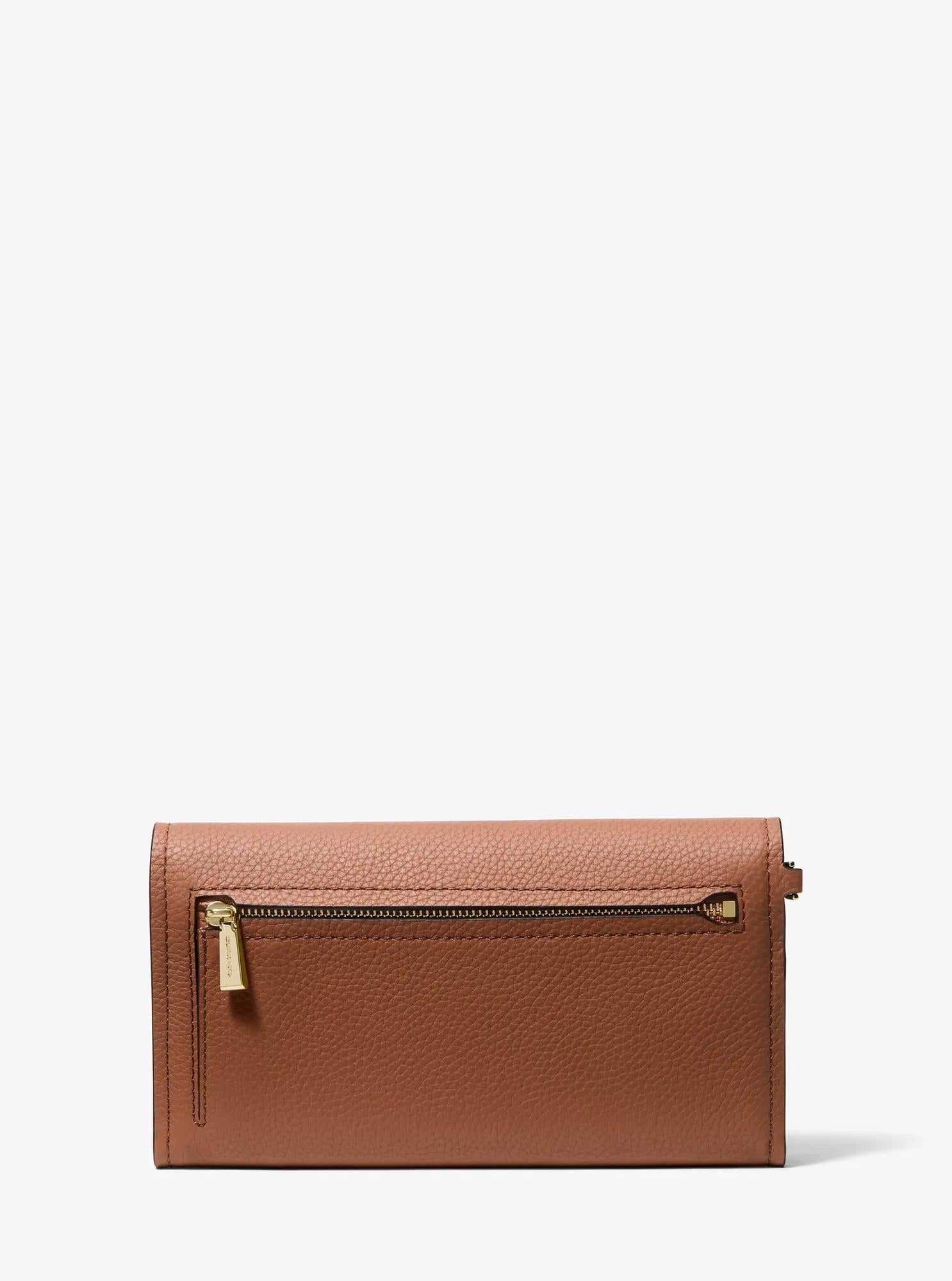 Jet Set Medium Pebbled Leather Smartphone Wristlet
