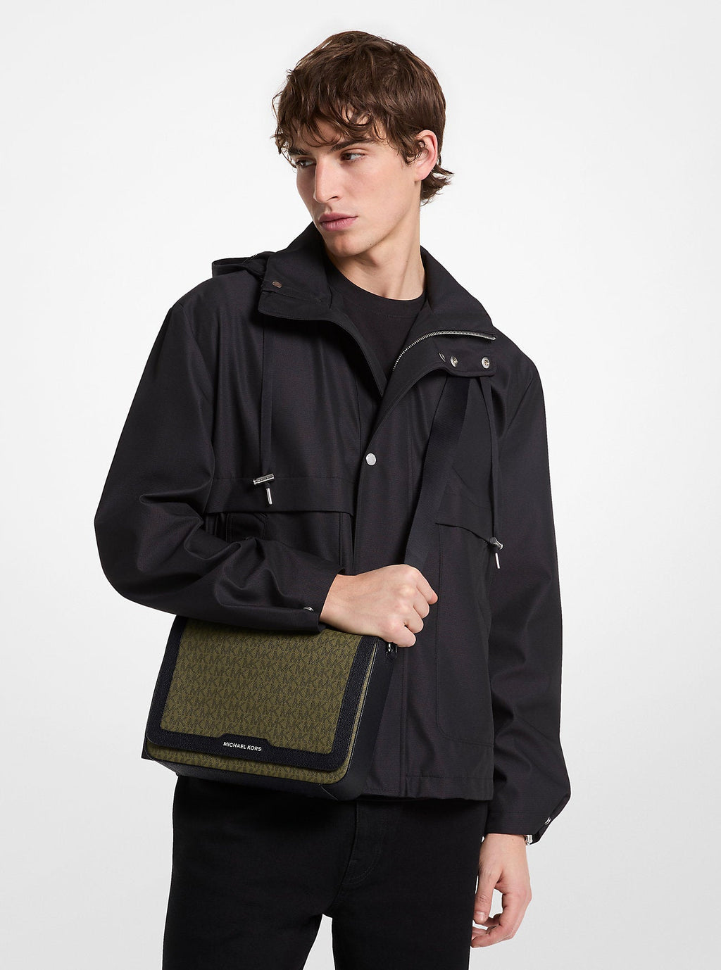 Hudson Signature Logo Crossbody Bag