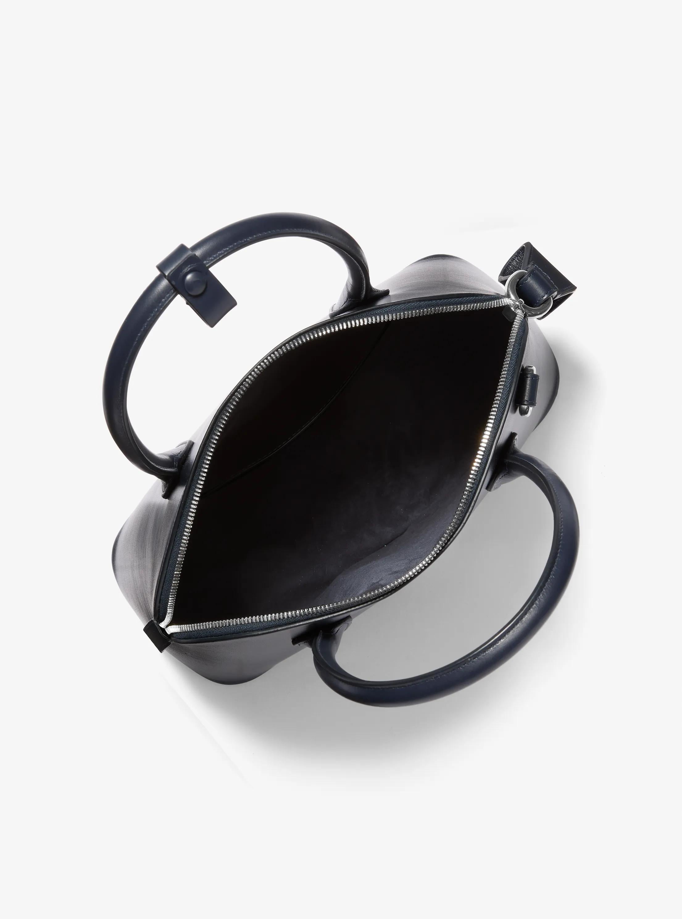 Kaitlin Medium Leather Dome Satchel