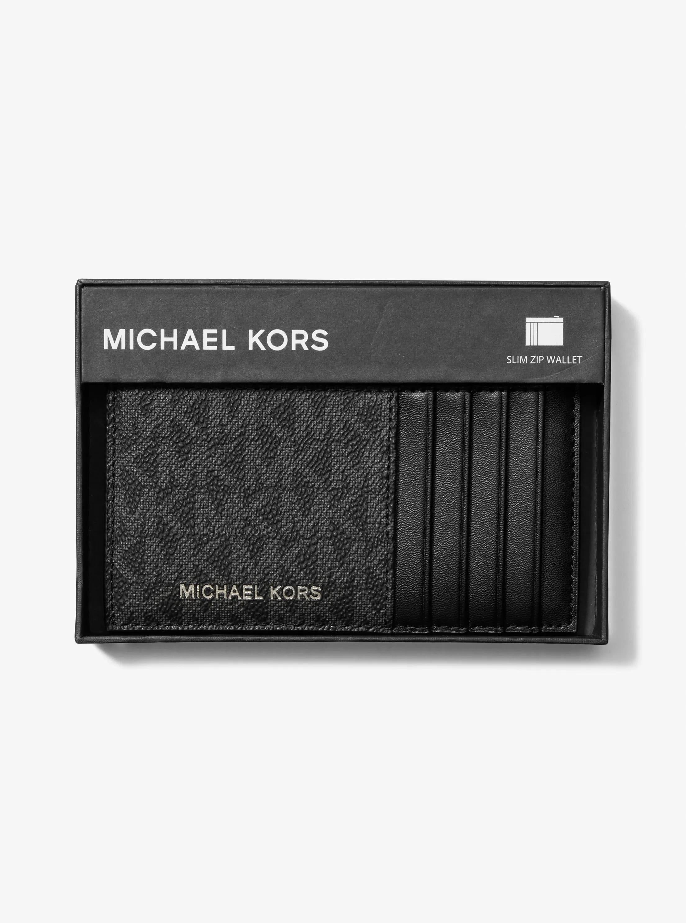 Cooper Slim Signature Logo Zip Wallet