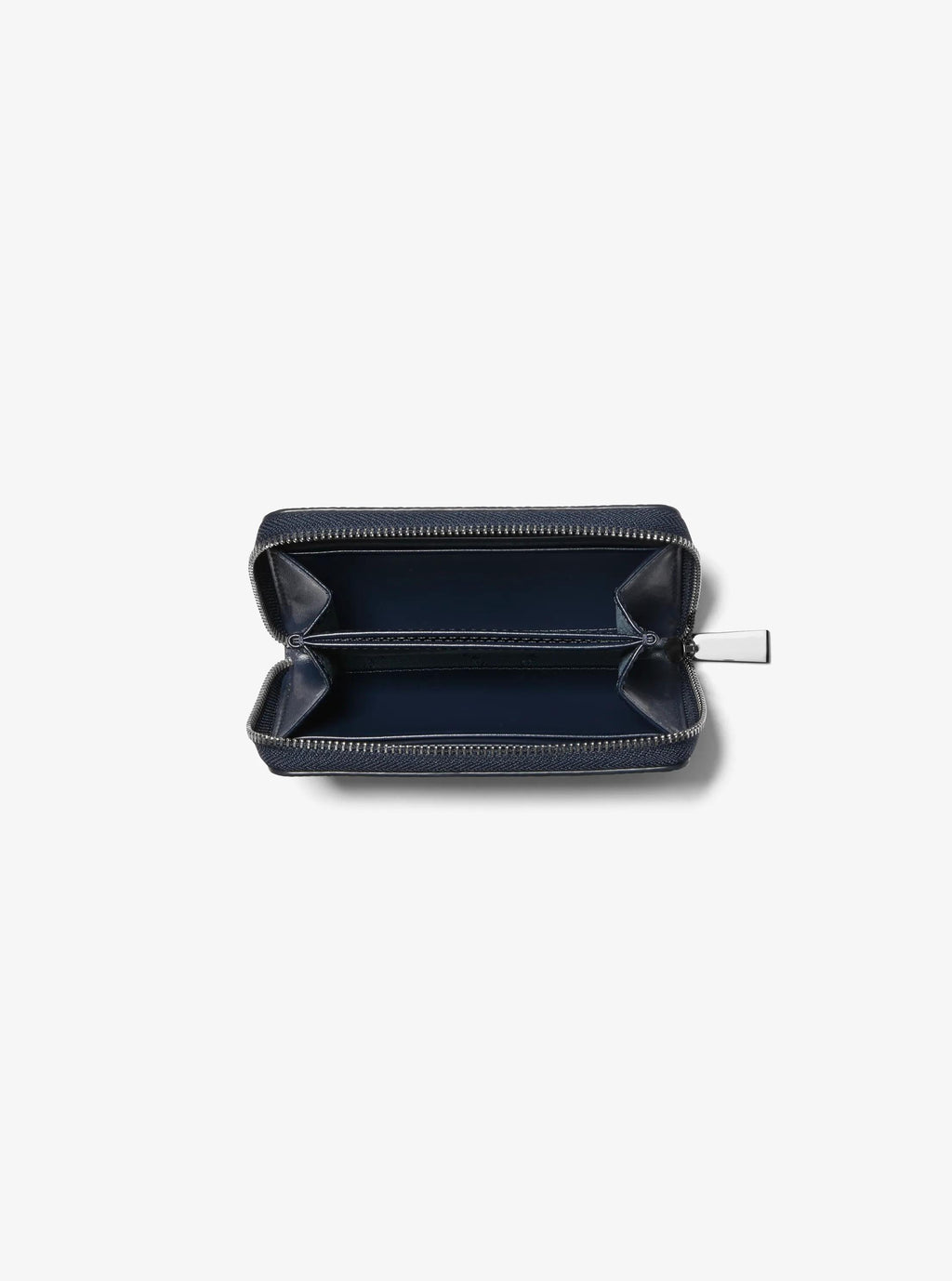 Jet Set Small Studded Pebbled Leather Wallet