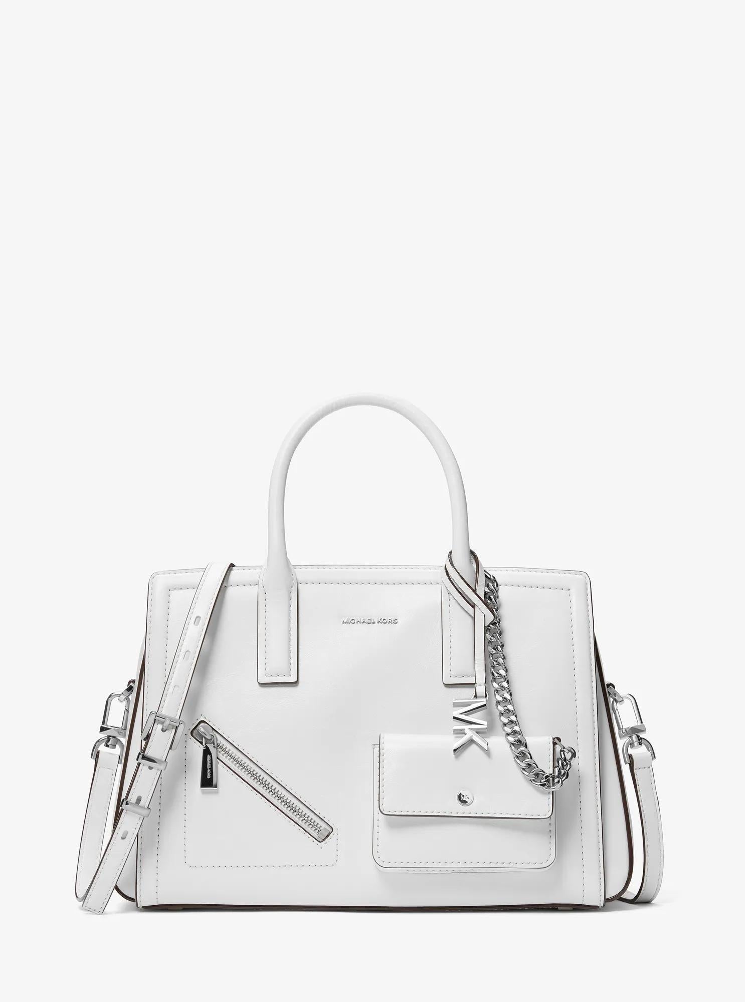 Laila Medium Leather Satchel with Card Case