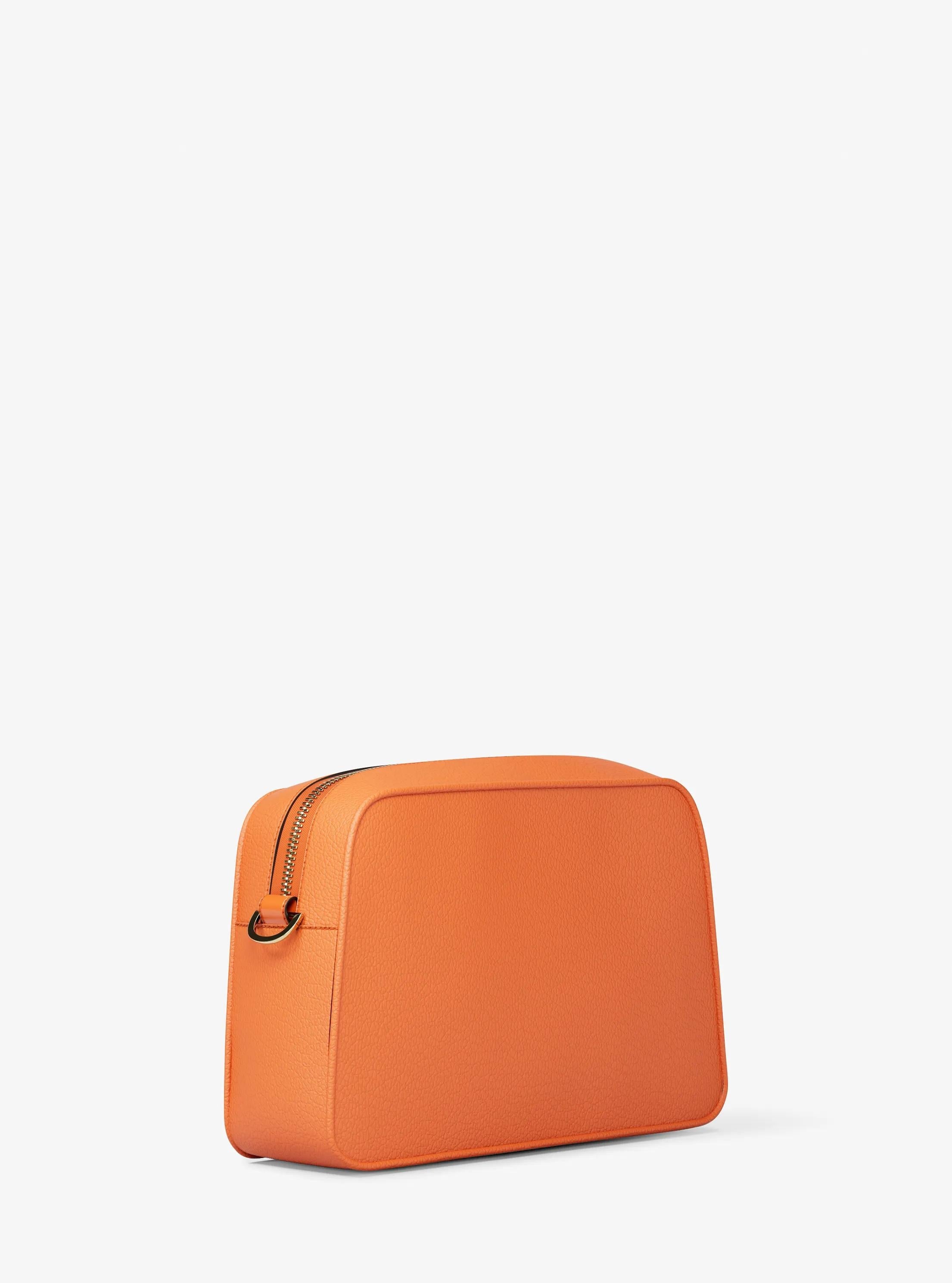 Jet Set Small Leather Camera Crossbody Bag