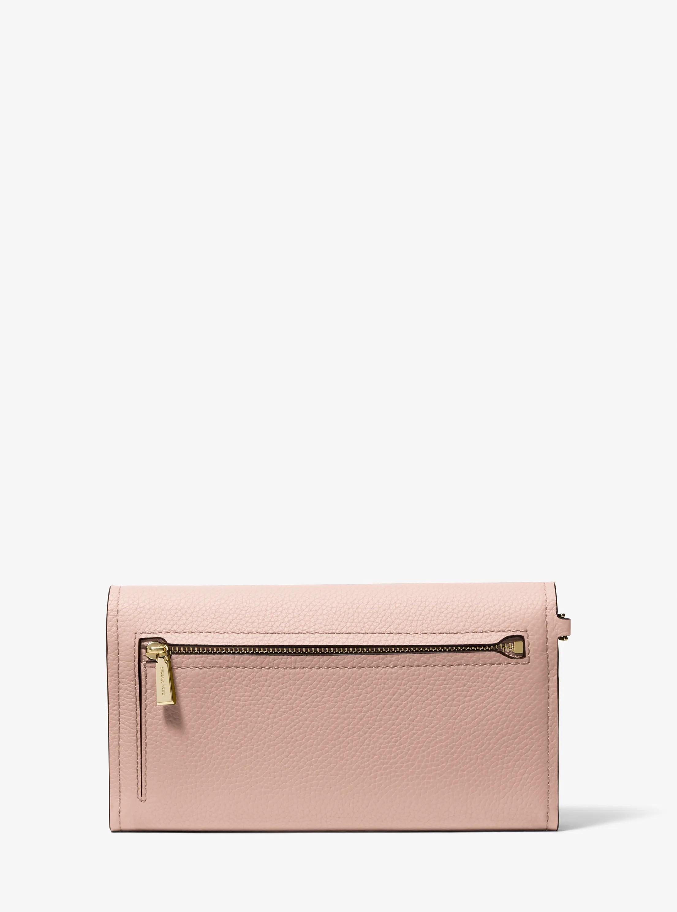 Jet Set Medium Pebbled Leather Smartphone Wristlet
