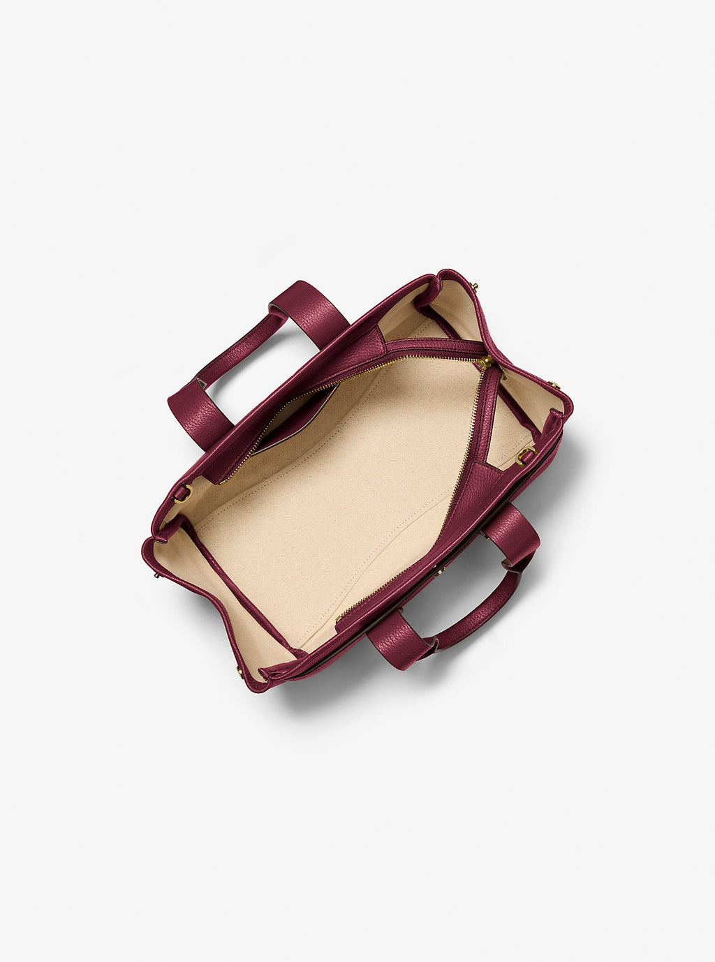 Romee Small Pebbled Leather Satchel