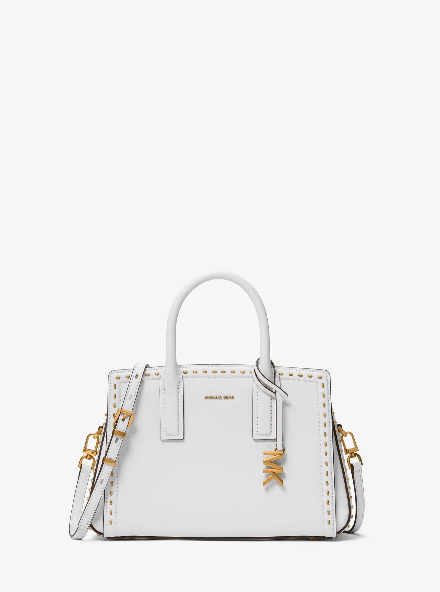 Laila Small Studded Leather Satchel