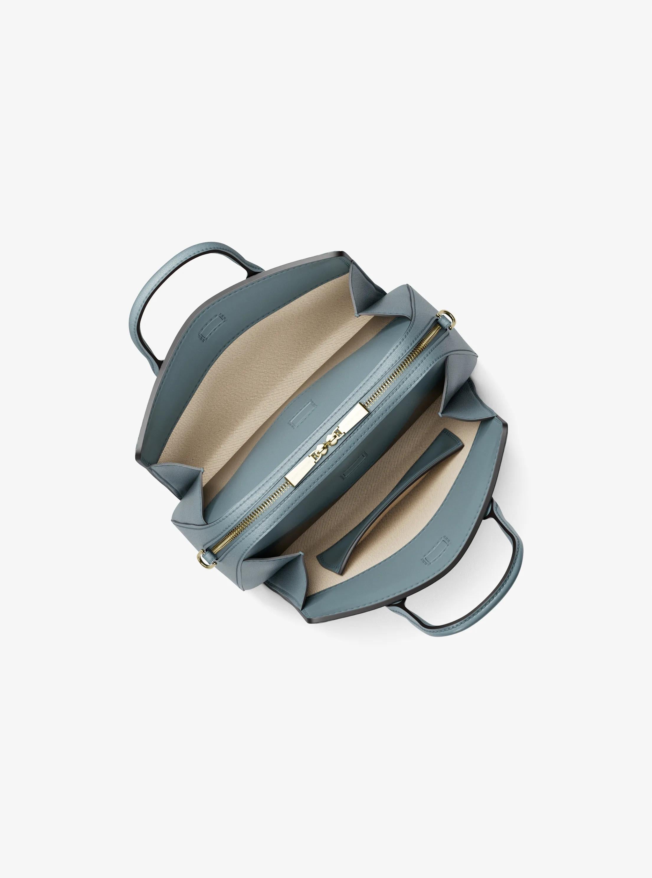 Laila Small Signature Logo Satchel