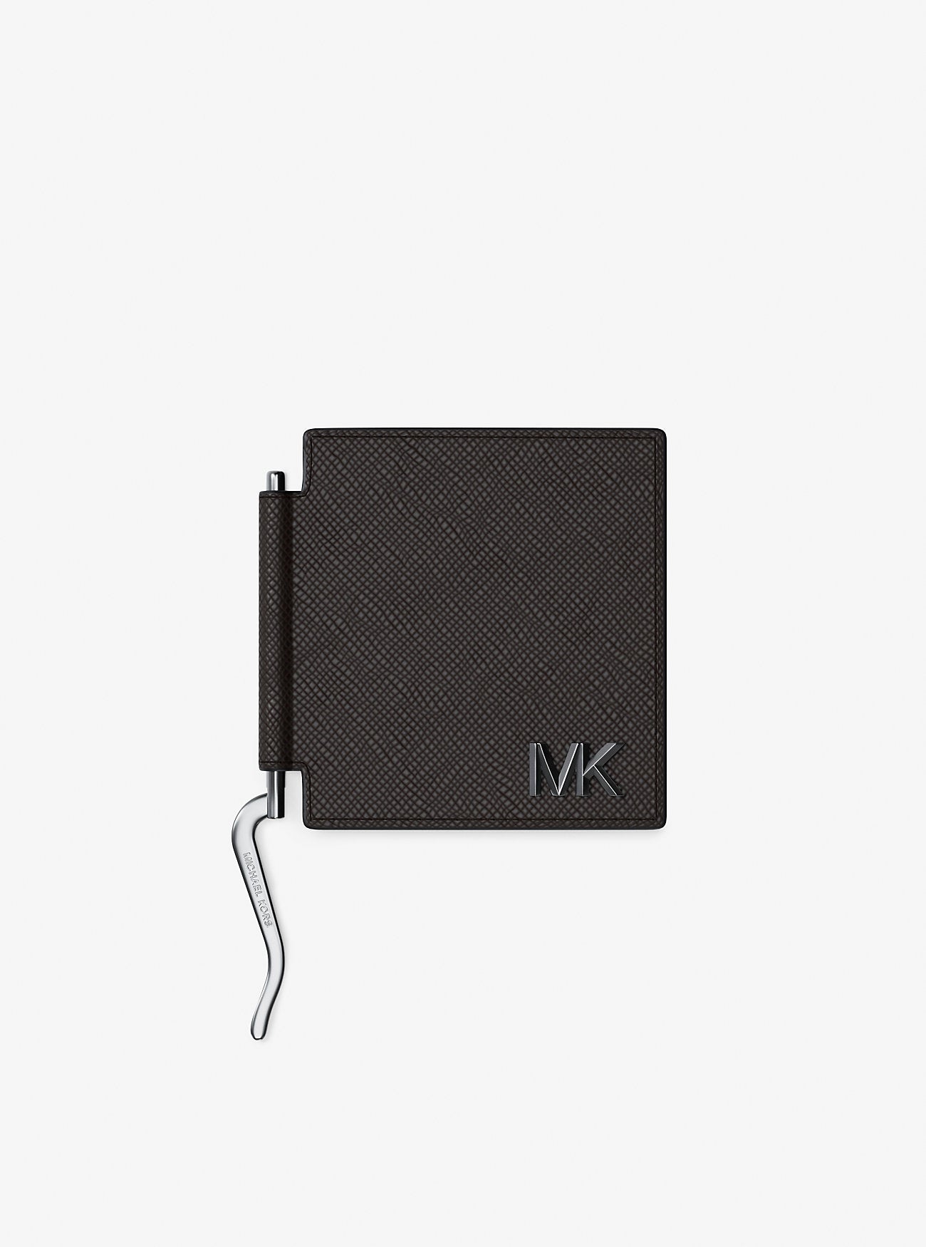 Edison Scratch-Resistant Leather Card Case with Money Clip