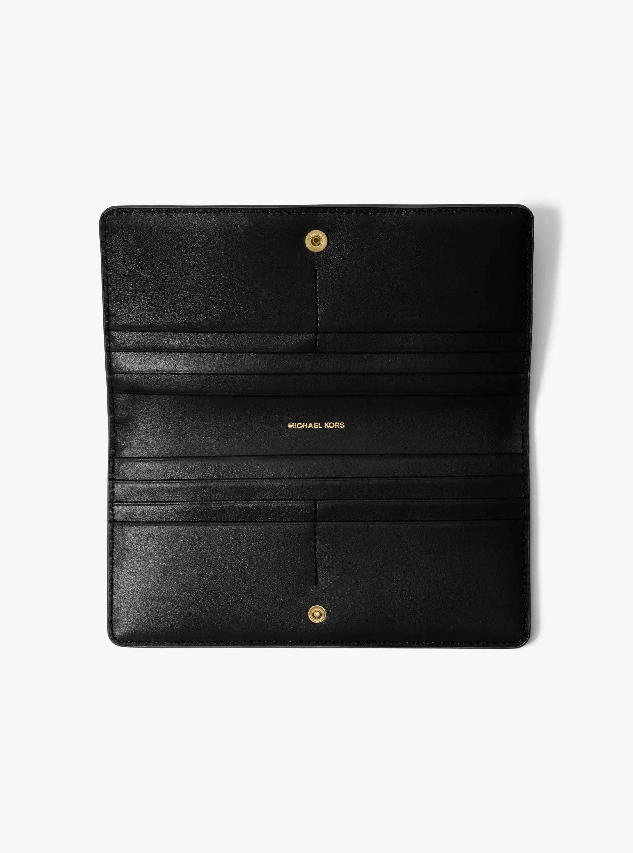 Bryant Large Pebbled Leather Snap-Front Wallet