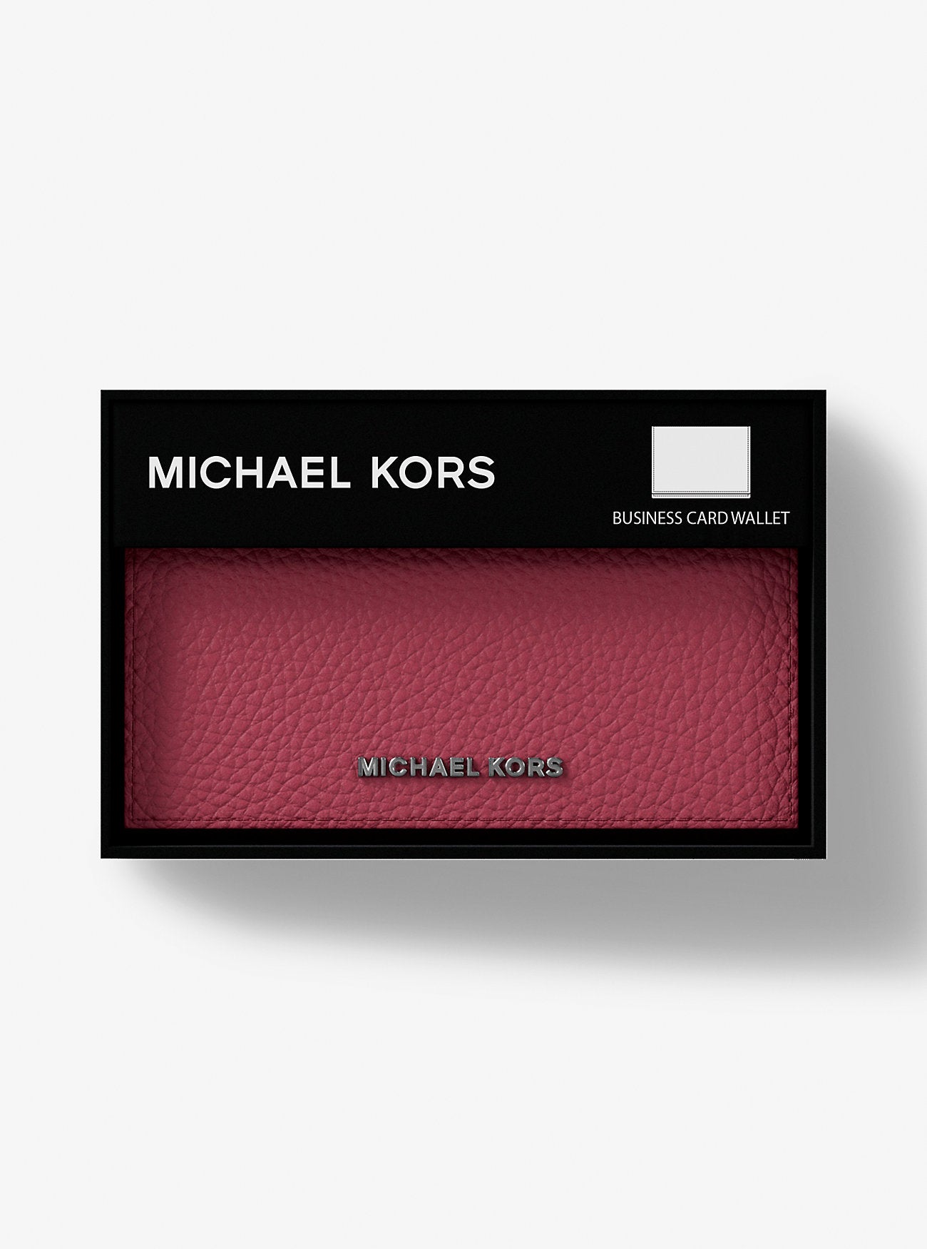 Hudson Pebbled Leather Card Case