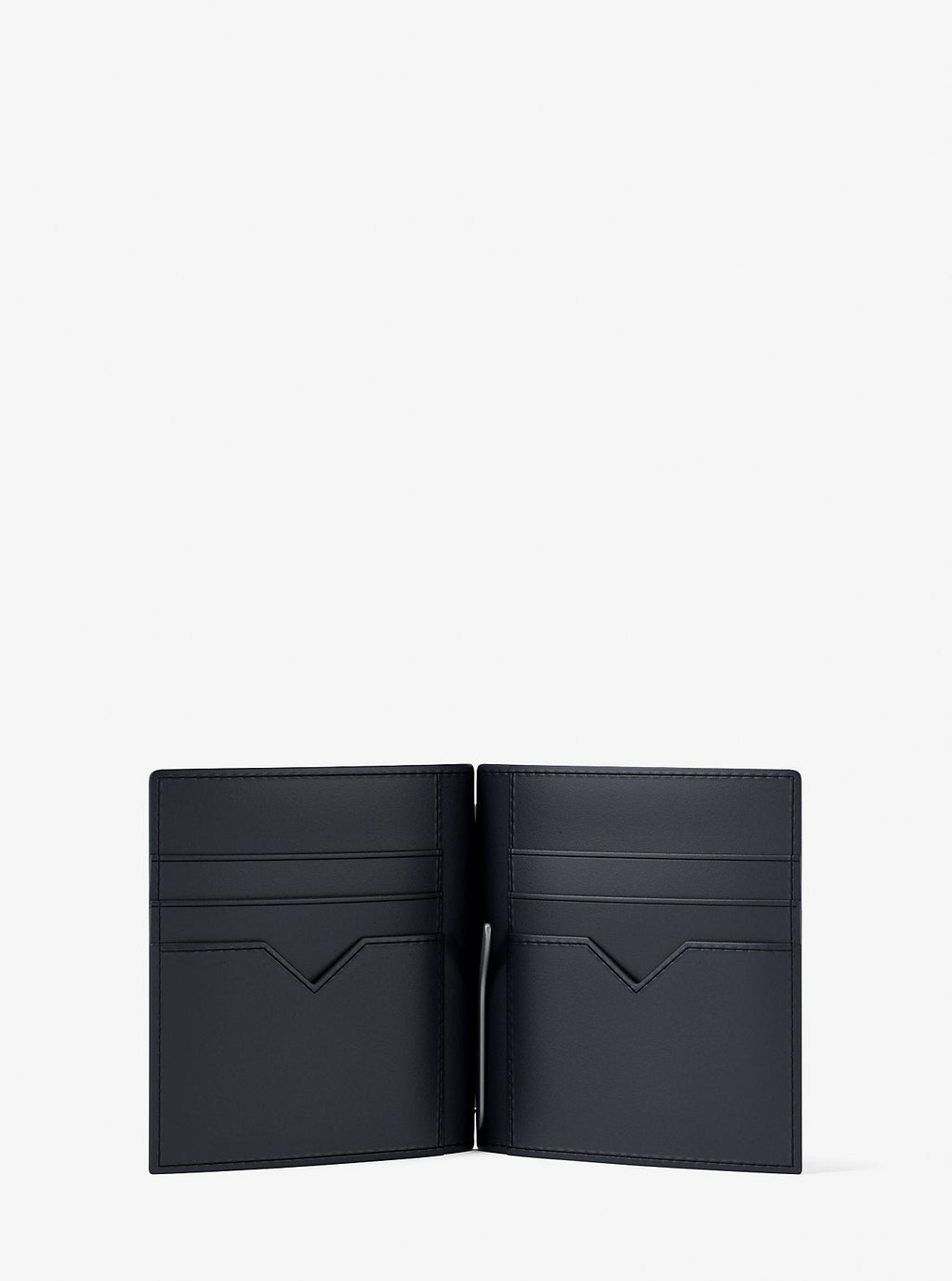 Edison Scratch-Resistant Leather Card Case with Money Clip