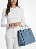 Hamilton Moderne Large Leather Satchel