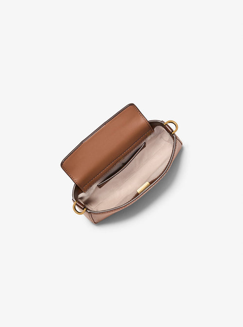 Bryant Small Burnished Leather Convertible Pochette