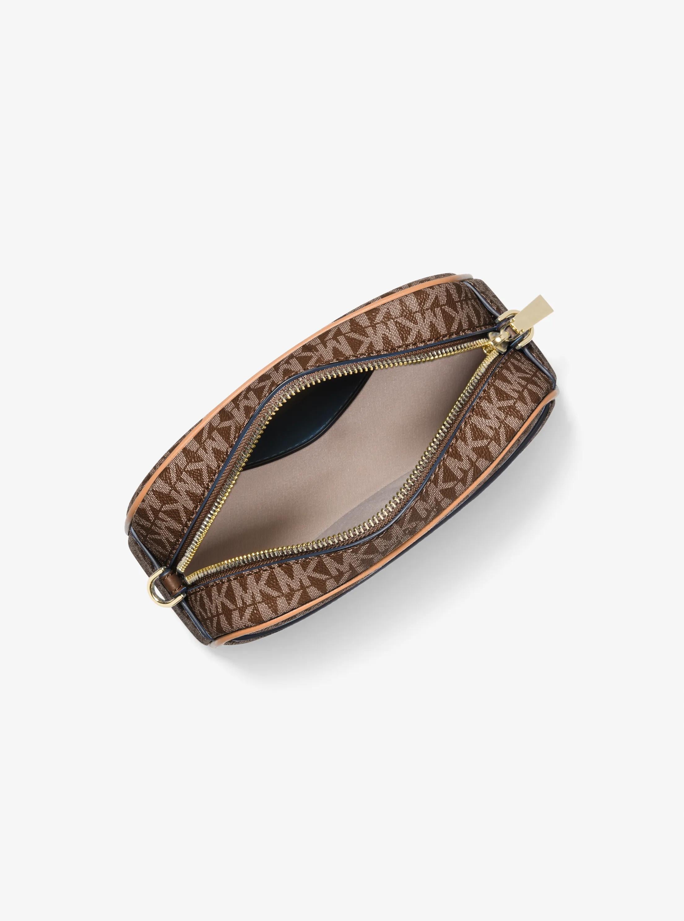 Jet Set Small Signature Logo Camera Crossbody Bag