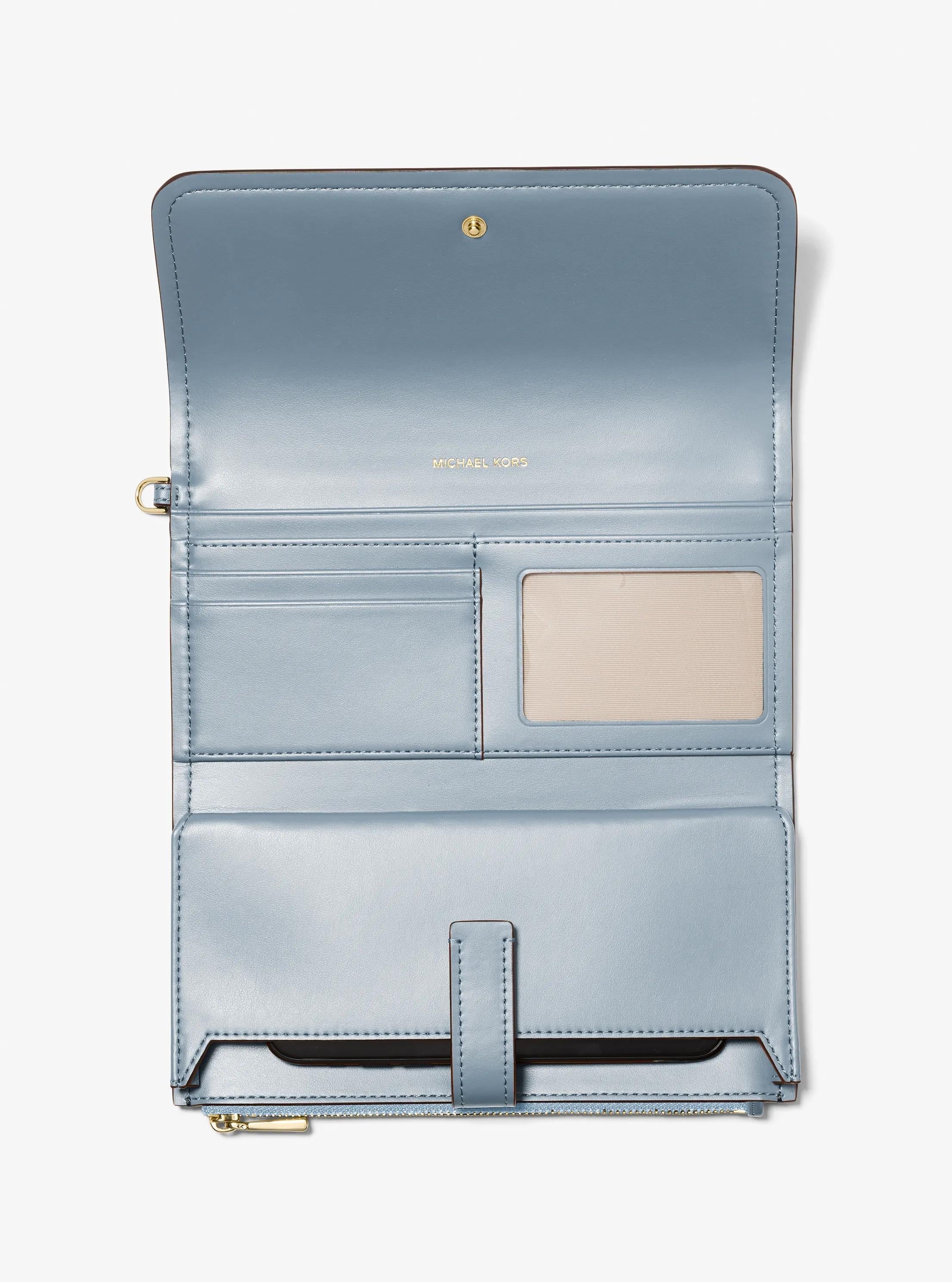 Jet Set Medium Signature Logo Convertible Wristlet