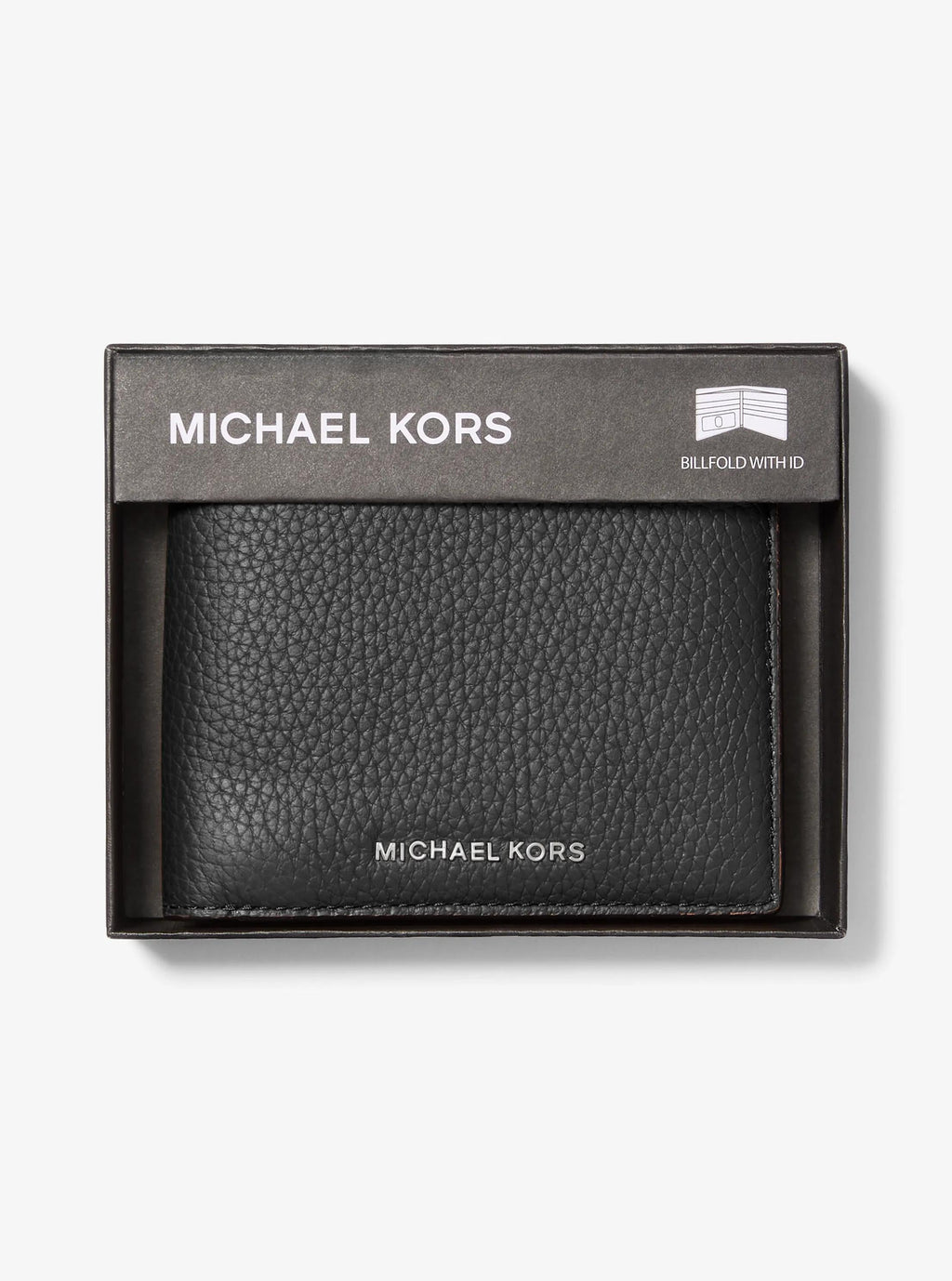 Hudson Pebbled Leather Billfold Wallet
