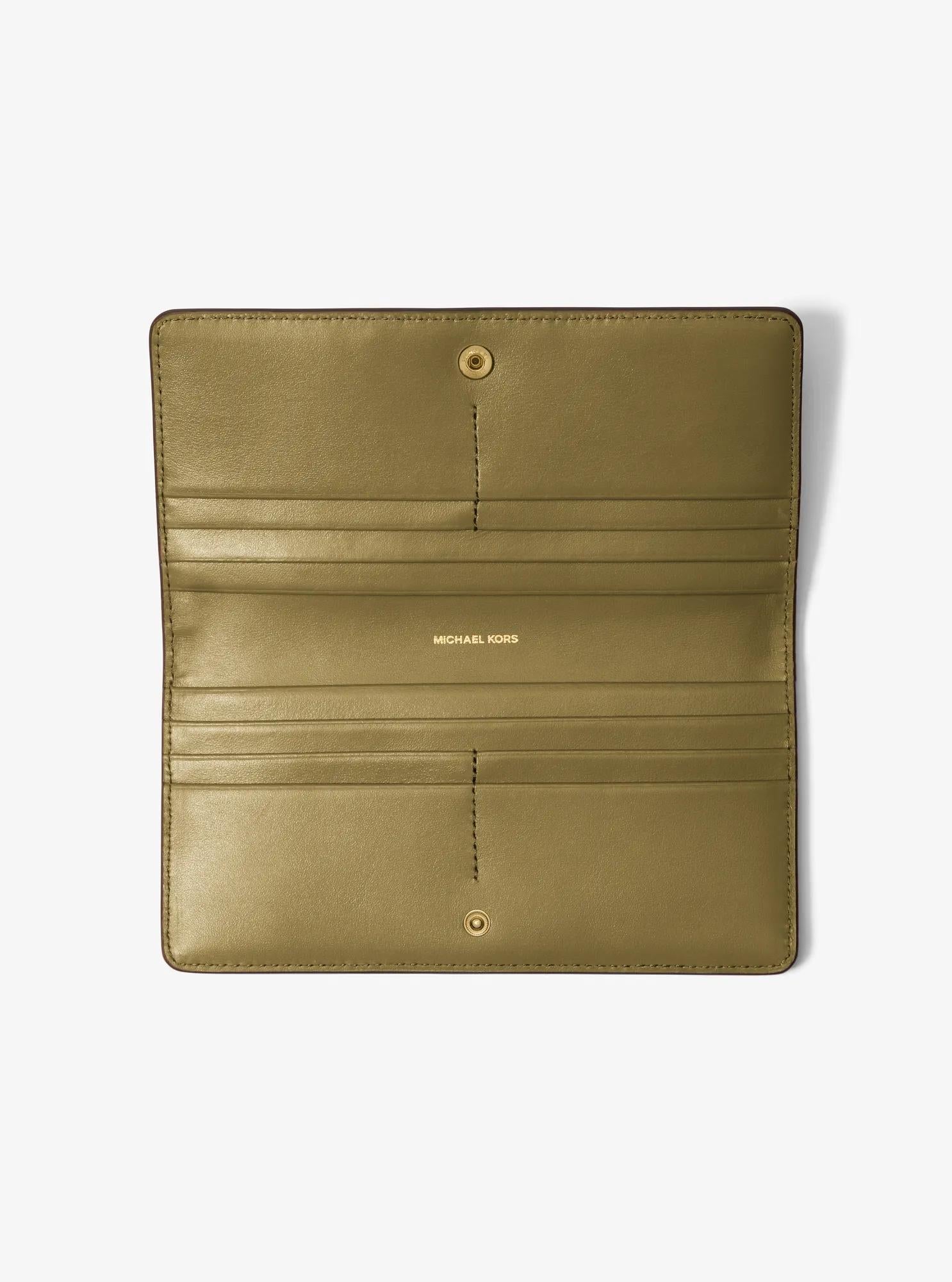 Bryant Large Pebbled Leather Snap-Front Wallet